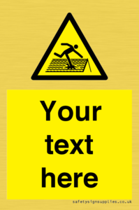 Custom Figure on Roof Sign